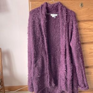 Women’s cardigan purple